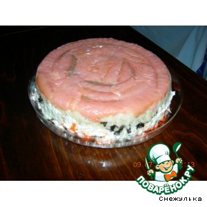 Рецепт Суши-тортик "Семицветик"