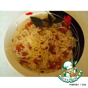 Рецепт Суп с помидорами и яйцами