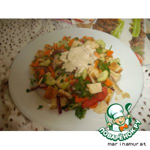 Рецепт Марокканский деревенский салат "Фатуш"