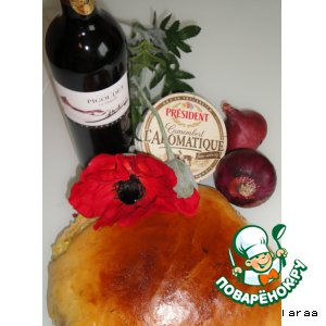 Рецепт Хлеб с сыром Камамбер и луком "Camembert - l\'oignon - le pain"