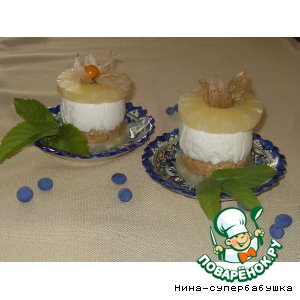 Рецепт Чизкейки с ананасами