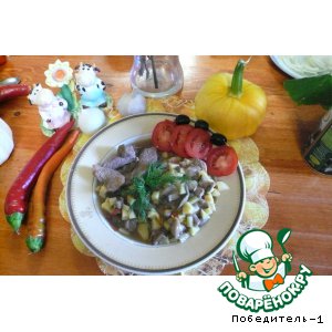 Рецепт Говядина с осенними овощами