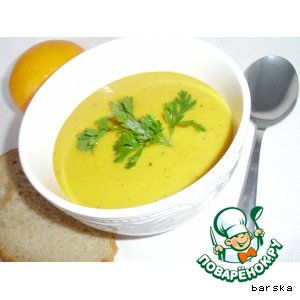 Рецепт: Крем-суп тыквенно-апельсиновый