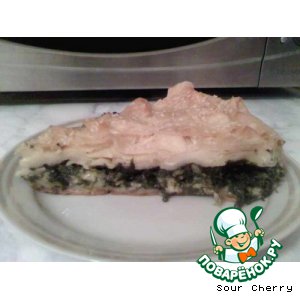 Рецепт: Пирог с баклажаном и сыром Фета