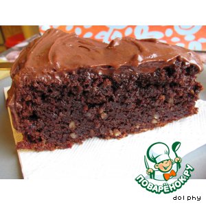 Рецепт: Шоколадно-свекольный торт