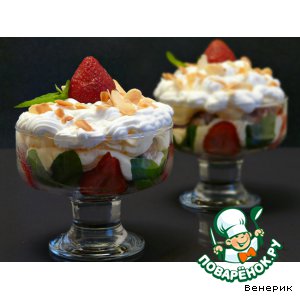 Рецепт Клубничный Трайфл-Strawberry Trifle