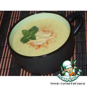 Рецепт Мятный суп-крем с цветной капустой