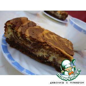 Рецепт Творожная "Зебра"