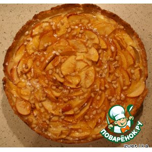 Рецепт Пирог яблочный с кедровыми орешками "Ароматный"