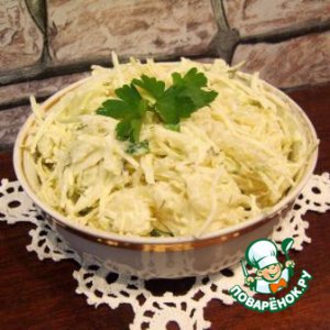 Рецепт: Салат из свежей капусты