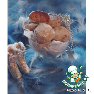 Рецепт Ореховое печенье «Снежки»