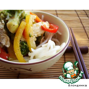Рецепт Курица с овощами в китайском стиле