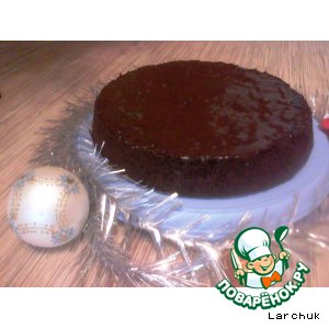 Рецепт Шоколадно-медовый торт в шоколадной глазури