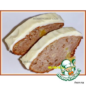 Рецепт Hummingbird cake / Кекс  "Колибри"