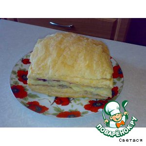 Рецепт Закусочный торт "Наполеон"