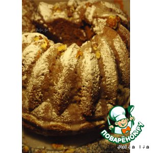 Рецепт Имбирно-медовый кекс с грецкими орехами
