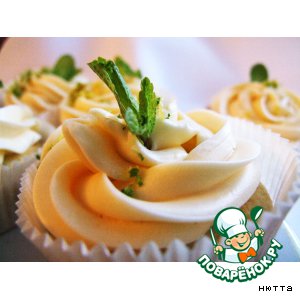 Рецепт Cupcake  "Вкус Мохито"