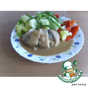 Рецепт Фаршированные куриные окорочка