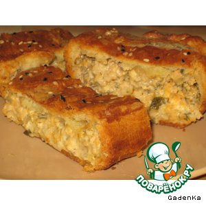Рецепт Пирог с баклажанами и сыром