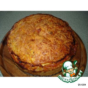 Рецепт Итальянский пирог "Киш с сардиной"
