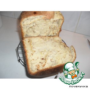 Рецепт Сладкий сдобный хлеб с изюмом