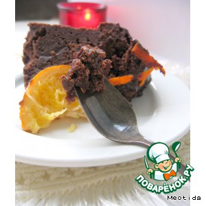 Рецепт: Шоколадный пудинг с ЦЕЛЫМ апельсином