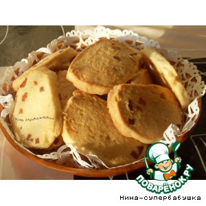 Рецепт Кокосовое печенье с курагой