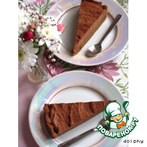 Рецепт Шоколадно-карамельный тарт с корицей