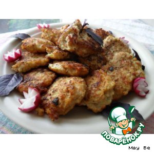 Рецепт Нежные куриные оладушки