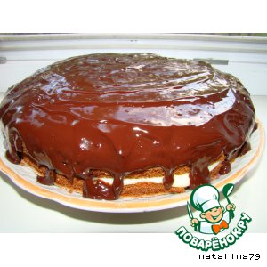 Рецепт Бостонский пирог "Boston Cream Pie"