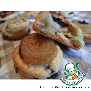 Рецепт Американские грибные булочки с луком (Mushroom Onion Scones)