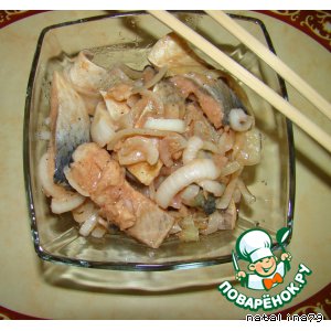 Рецепт: Маринованная сельдь по-корейски