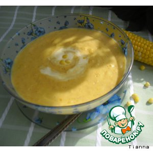 Рецепт Золотой кукурузный крем-суп