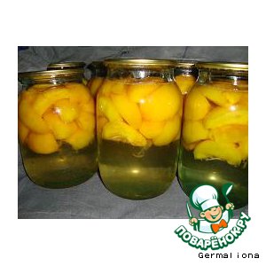 Рецепт: Персиковый компот