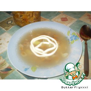 Рецепт Суп грибной "Лисичка"