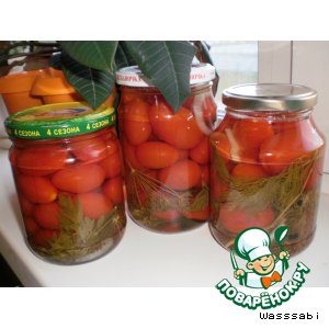 Рецепт Сладко-пряные помидорки