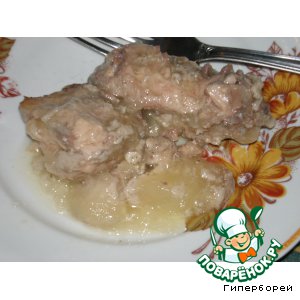 Рецепт Курица в орехово-чесночном соусе-желе