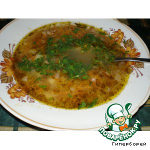 Рецепт: Суп с фрикадельками из баранины "Новые ворота"
