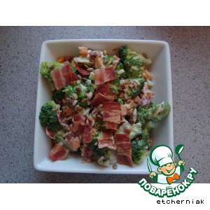 Рецепт: Салат из капусты брокколи Любимый
