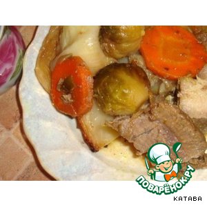 Рецепт Ароматная говядина с овощами