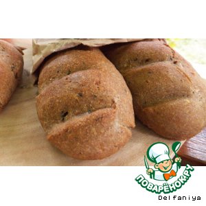 Рецепт Ржано-пшеничный хлеб на пиве с жареным луком