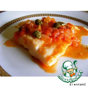 Рецепт Рыба в томатном соусе с каперсами