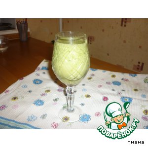 Рецепт: Зеленый коктейль