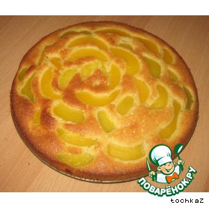 Рецепт Персиковый пирог