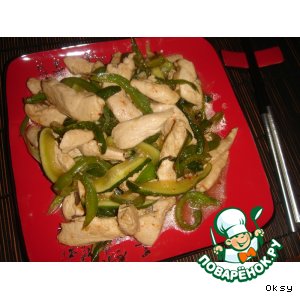 Рецепт Курица с овощами по-китайски
