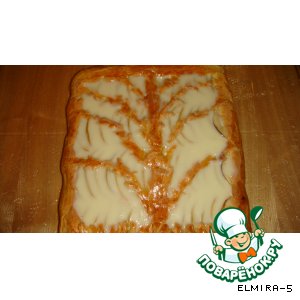 Рецепт Яблочный пирог с заливкой