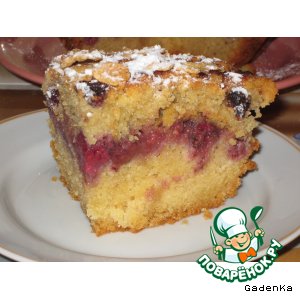 Рецепт «Хрустящий» ягодный кекс