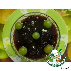 Рецепт: Сливовый джем с виноградным соком