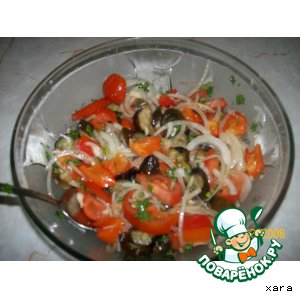 Рецепт Салат из запеченных овощей