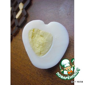 Рецепт Варeное яйцо "Сердце"